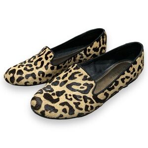 Kelly & Katie Dandy Women's Brown Leopard Print Calf hair Leather Loafer…
